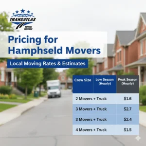Pricing for Hampstead Movers