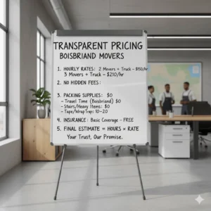 Transparent Pricing for Boisbriand Movers